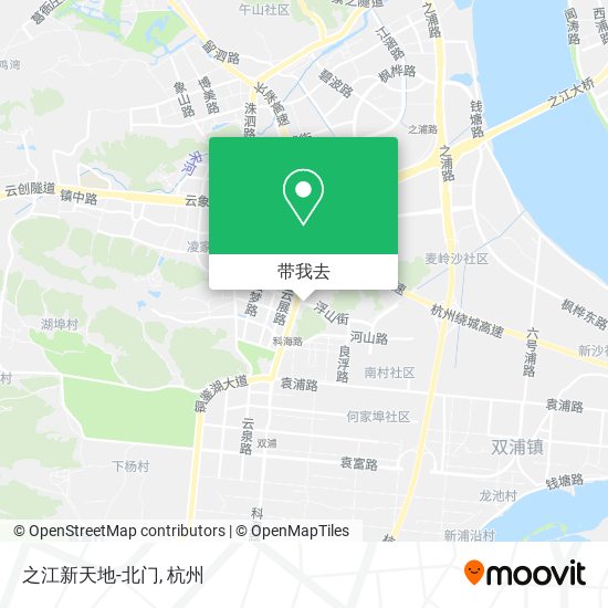 之江新天地-北门地图