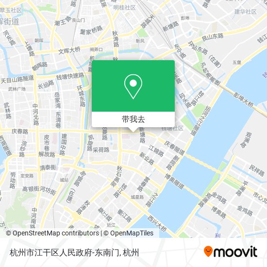 杭州市江干区人民政府-东南门地图