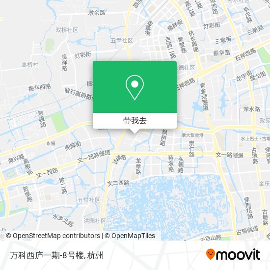万科西庐一期-8号楼地图