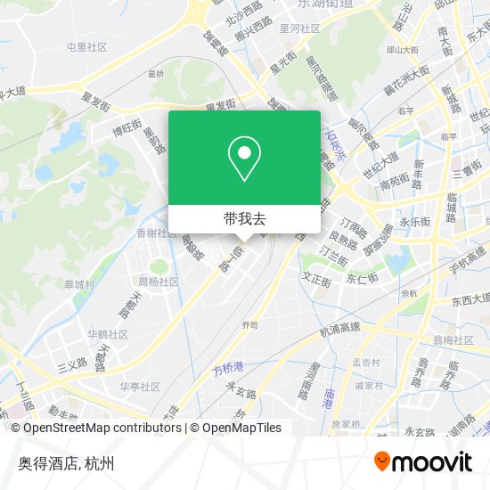 奥得酒店地图