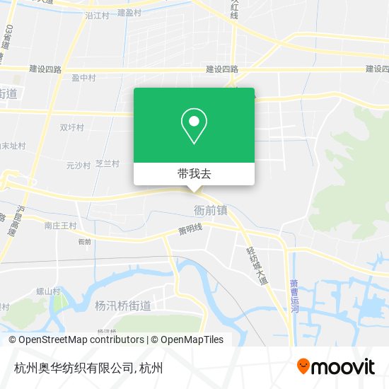 杭州奥华纺织有限公司地图