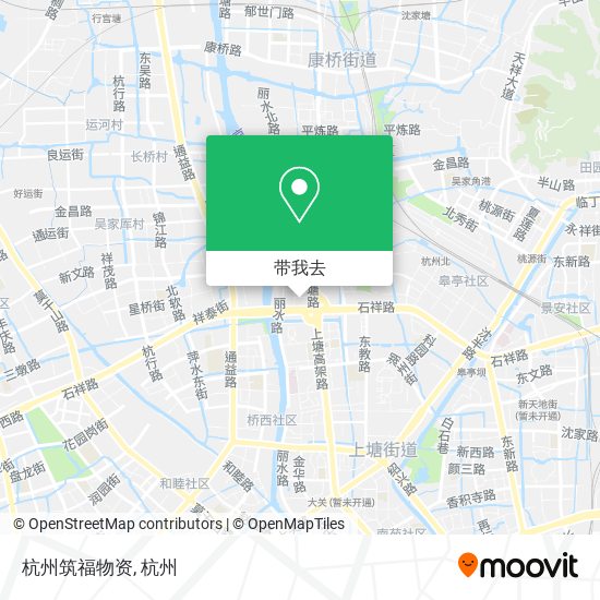 杭州筑福物资地图