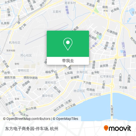 东方电子商务园-停车场地图
