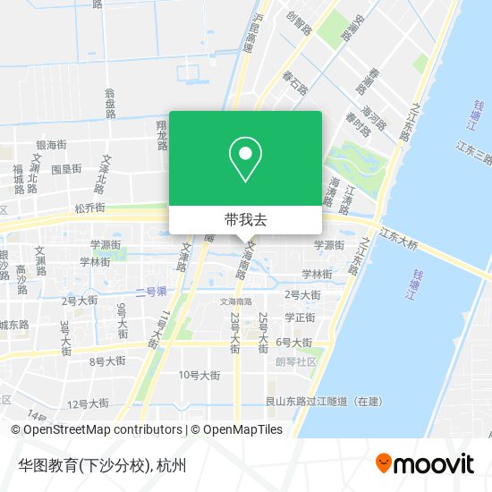 华图教育(下沙分校)地图