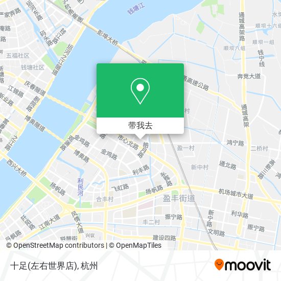 十足(左右世界店)地图