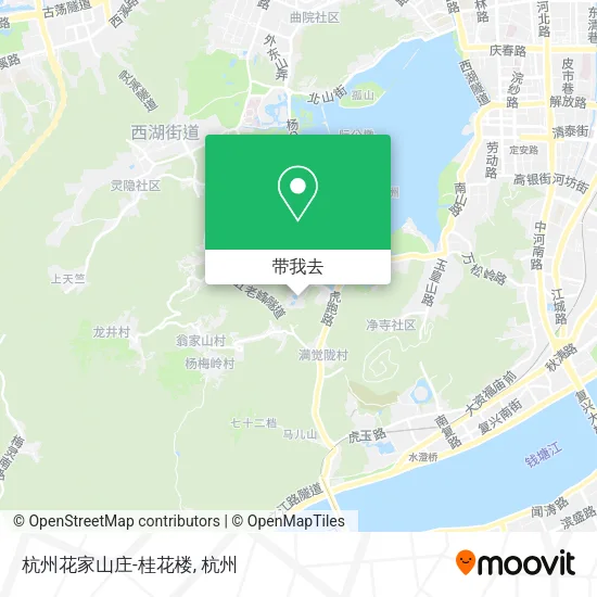 杭州花家山庄-桂花楼地图