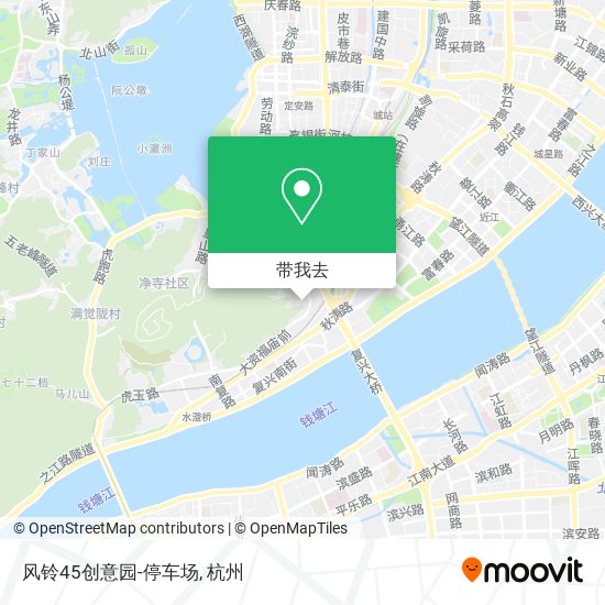 风铃45创意园-停车场地图