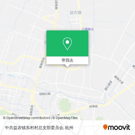 中共益农镇东村村总支部委员会地图