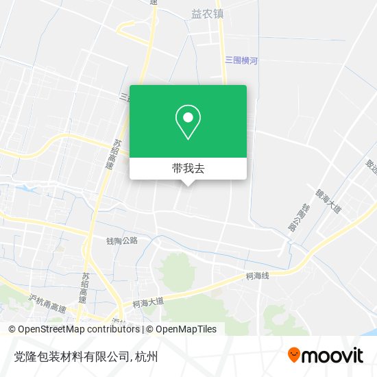 党隆包装材料有限公司地图