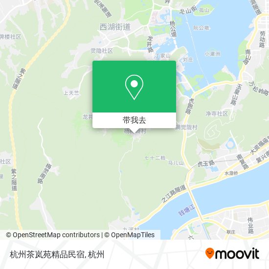 杭州茶岚苑精品民宿地图