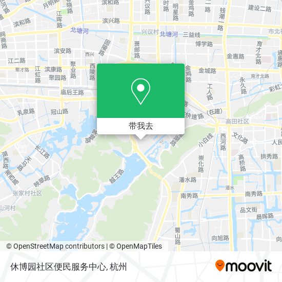 休博园社区便民服务中心地图