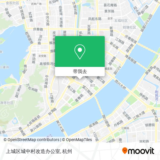 上城区城中村改造办公室地图