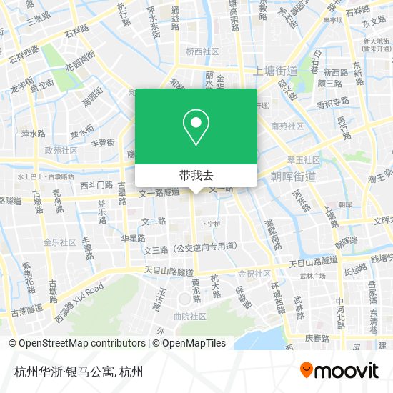 杭州华浙·银马公寓地图