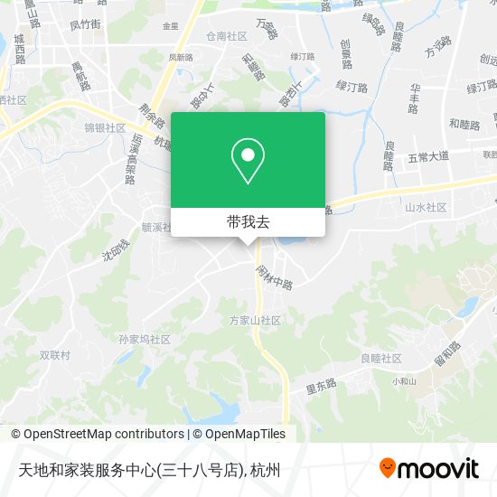 天地和家装服务中心(三十八号店)地图