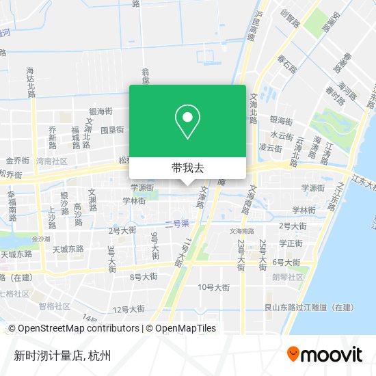 新时沏计量店地图