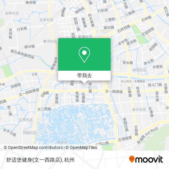舒适堡健身(文一西路店)地图