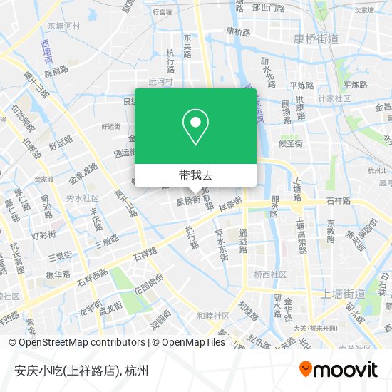 安庆小吃(上祥路店)地图
