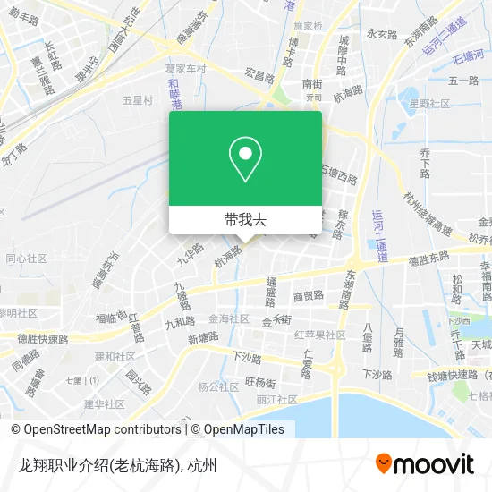 龙翔职业介绍(老杭海路)地图