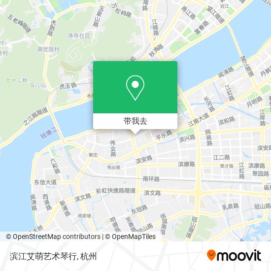 滨江艾萌艺术琴行地图