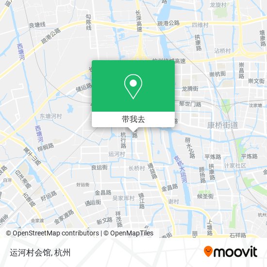 运河村会馆地图