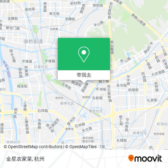 金星农家菜地图