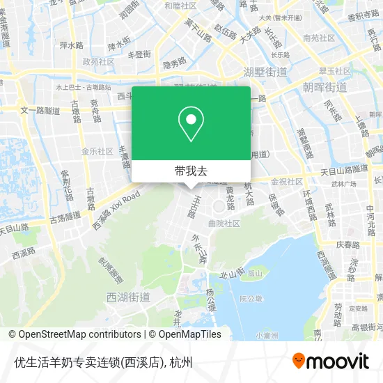 优生活羊奶专卖连锁(西溪店)地图
