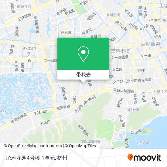 沁雅花园4号楼-1单元地图