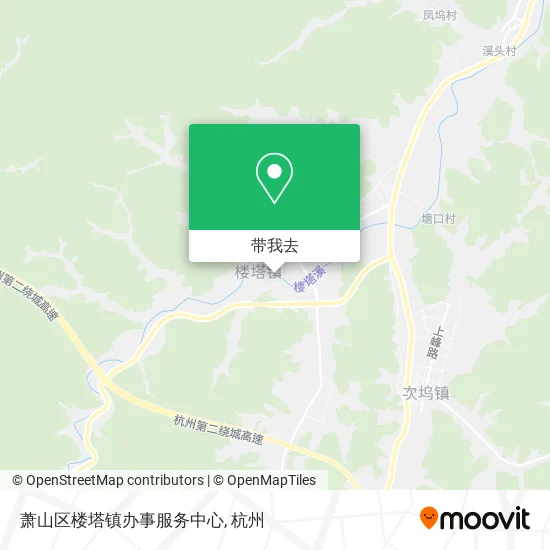 萧山区楼塔镇办事服务中心地图