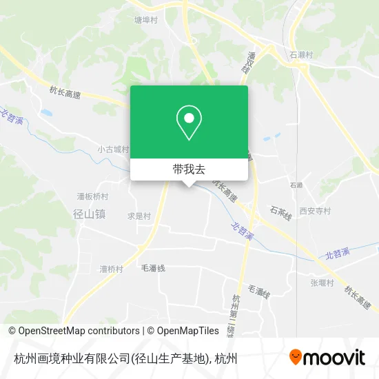 杭州画境种业有限公司(径山生产基地)地图