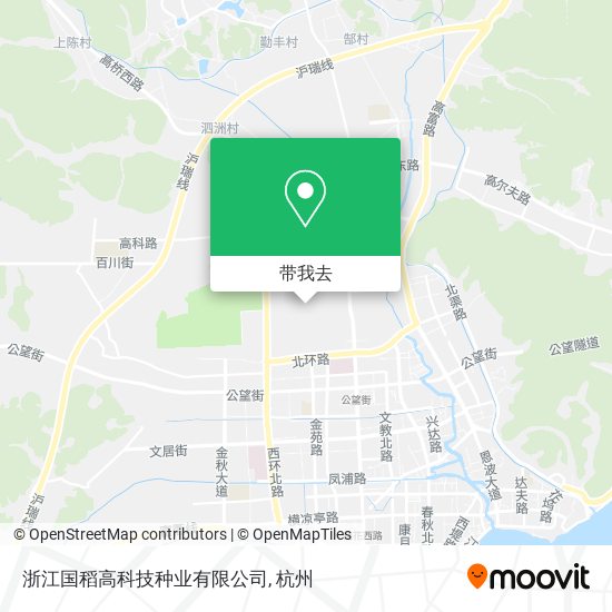 浙江国稻高科技种业有限公司地图