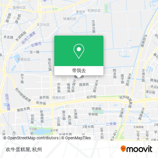 欢牛蛋糕屋地图