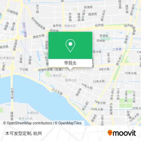 木可发型定制地图