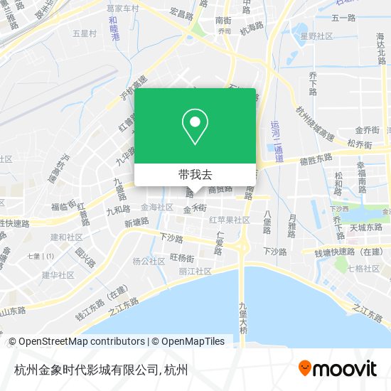 杭州金象时代影城有限公司地图