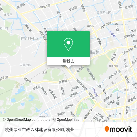 杭州绿亚市政园林建设有限公司地图