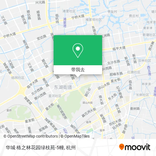 华城·格之林花园绿枝苑-5幢地图