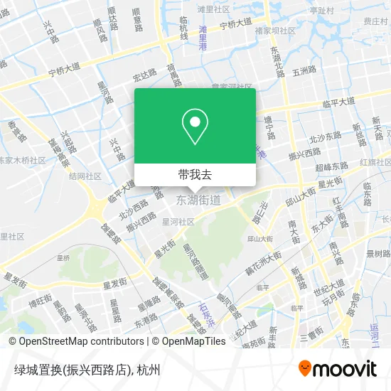 绿城置换(振兴西路店)地图