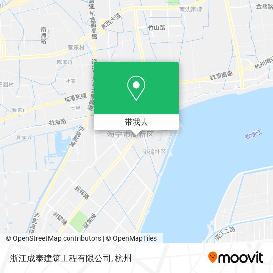 浙江成泰建筑工程有限公司地图