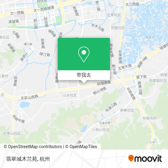 翡翠城木兰苑地图