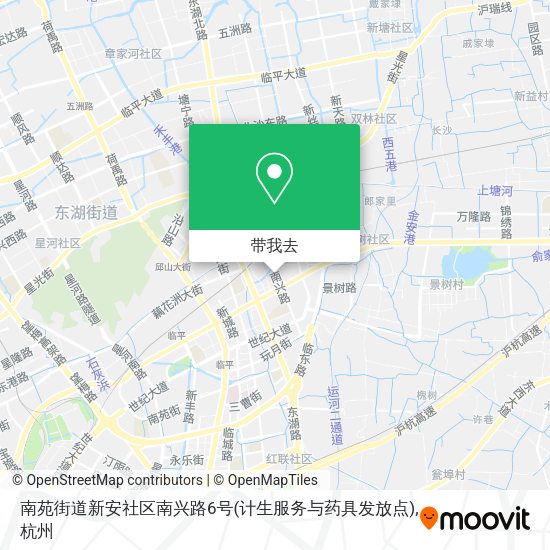 南苑街道新安社区南兴路6号(计生服务与药具发放点)地图