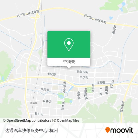 达通汽车快修服务中心地图