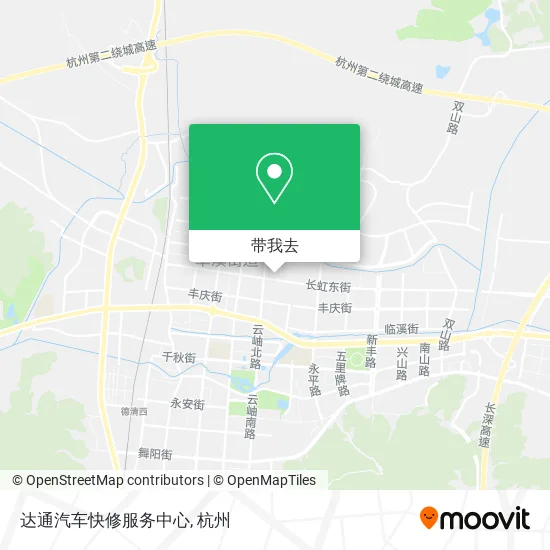 达通汽车快修服务中心地图