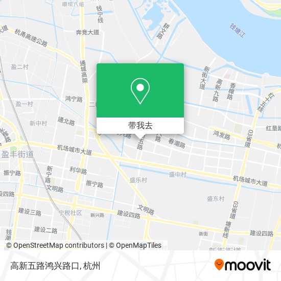 高新五路鸿兴路口地图