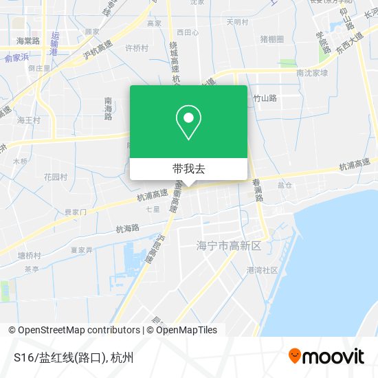 S16/盐红线(路口)地图