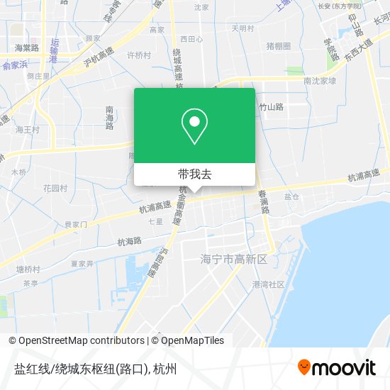 盐红线/绕城东枢纽(路口)地图