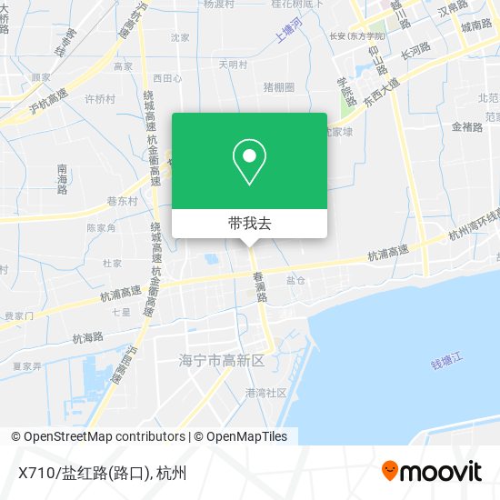 X710/盐红路(路口)地图