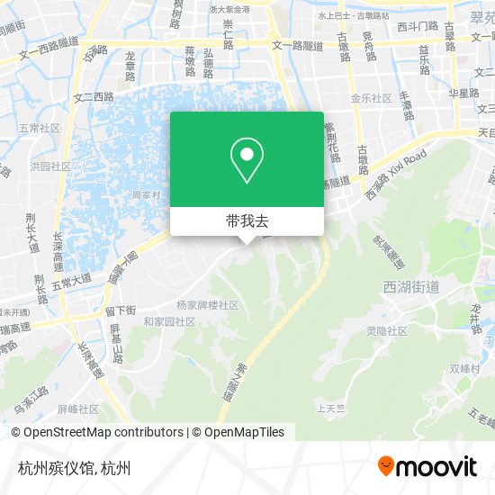 杭州殡仪馆地图
