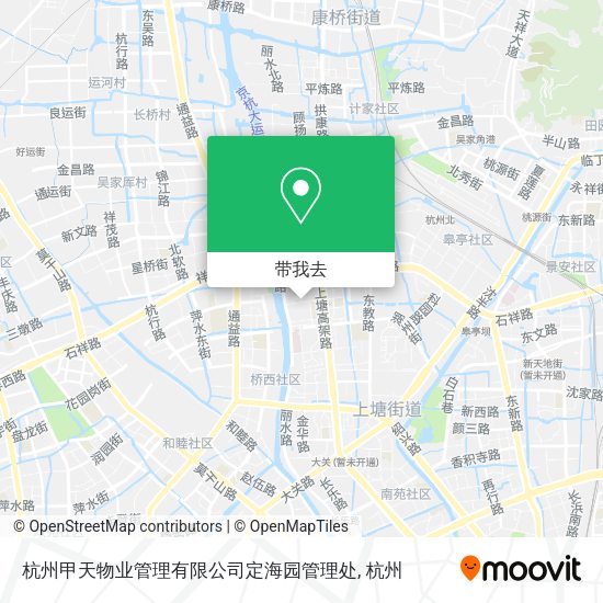 杭州甲天物业管理有限公司定海园管理处地图