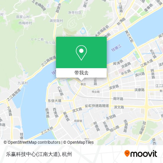 乐赢科技中心(江南大道)地图