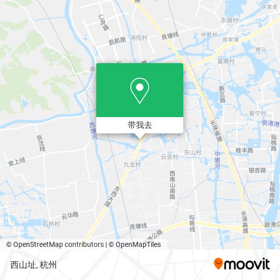 西山址地图