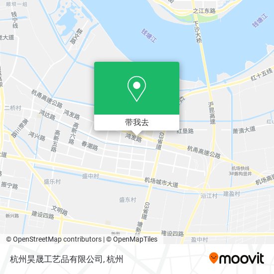 杭州昊晟工艺品有限公司地图